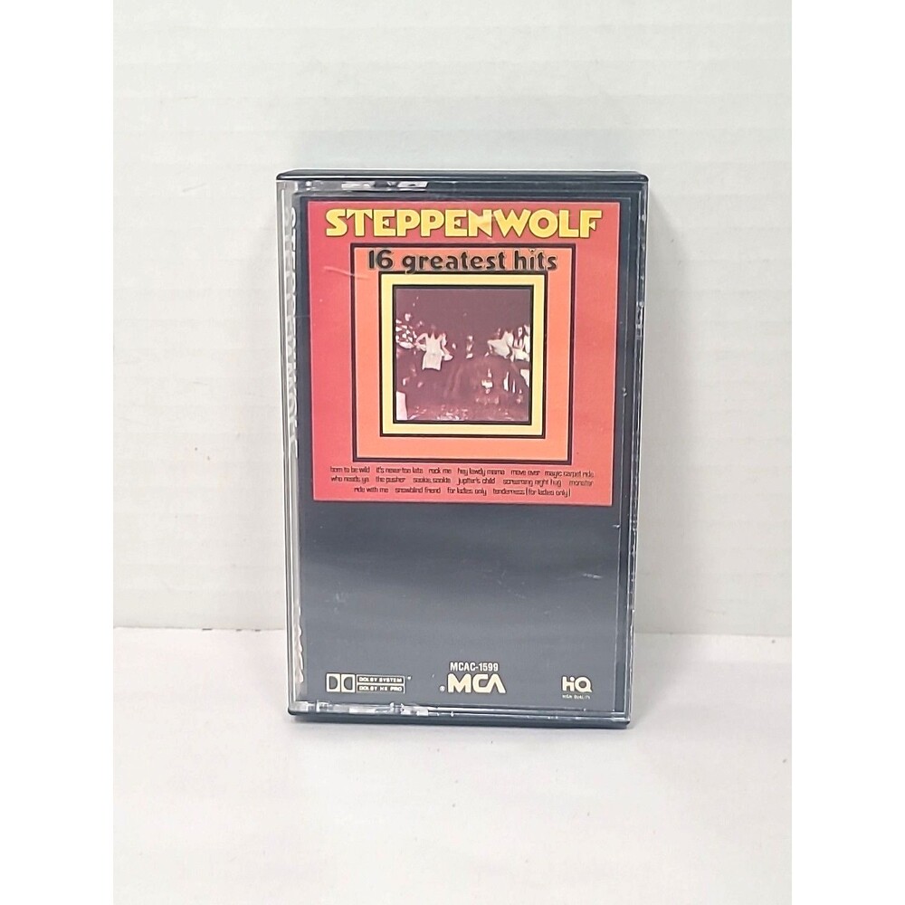 Steppenwolf 16 Greatest Hits Rock Album Cassette Tape